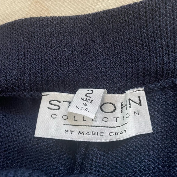 Navy blue shorts. Knit some flex to fabric very useful piece of apparel - Picture 3 of 3